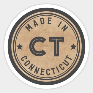 Made In Connecticut CT State USA Sticker